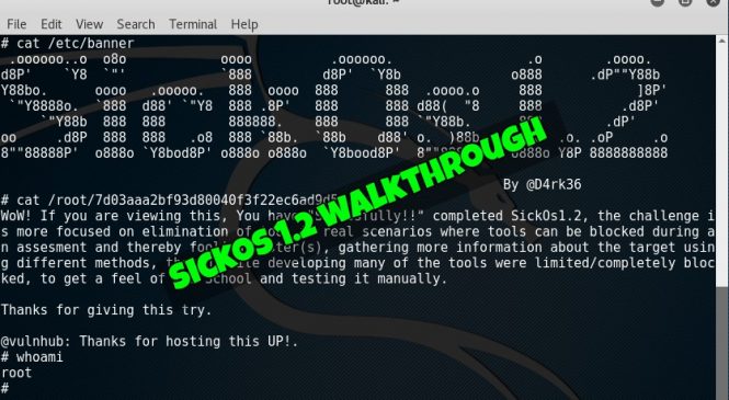 SickOS 1.2 Walkthrough